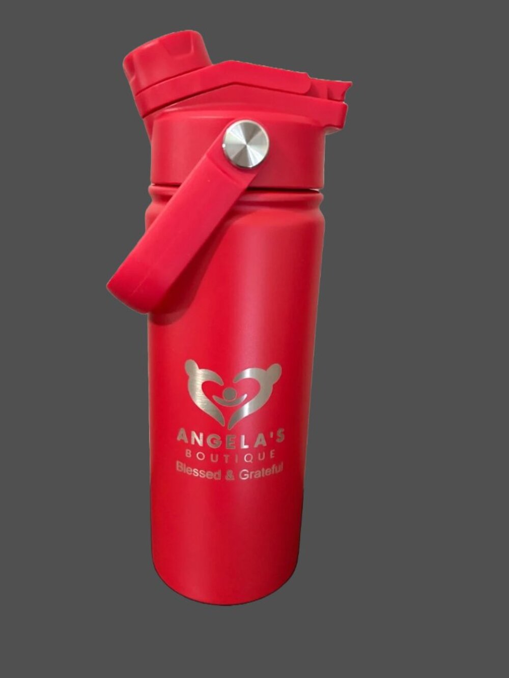 Powder Coated Water Bottle - Matte White